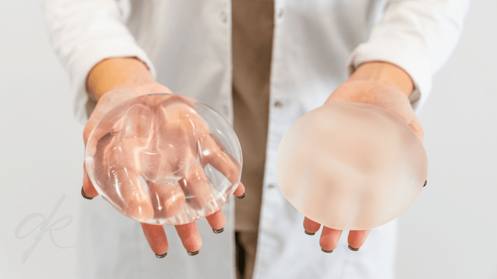What are the types of breast implants?