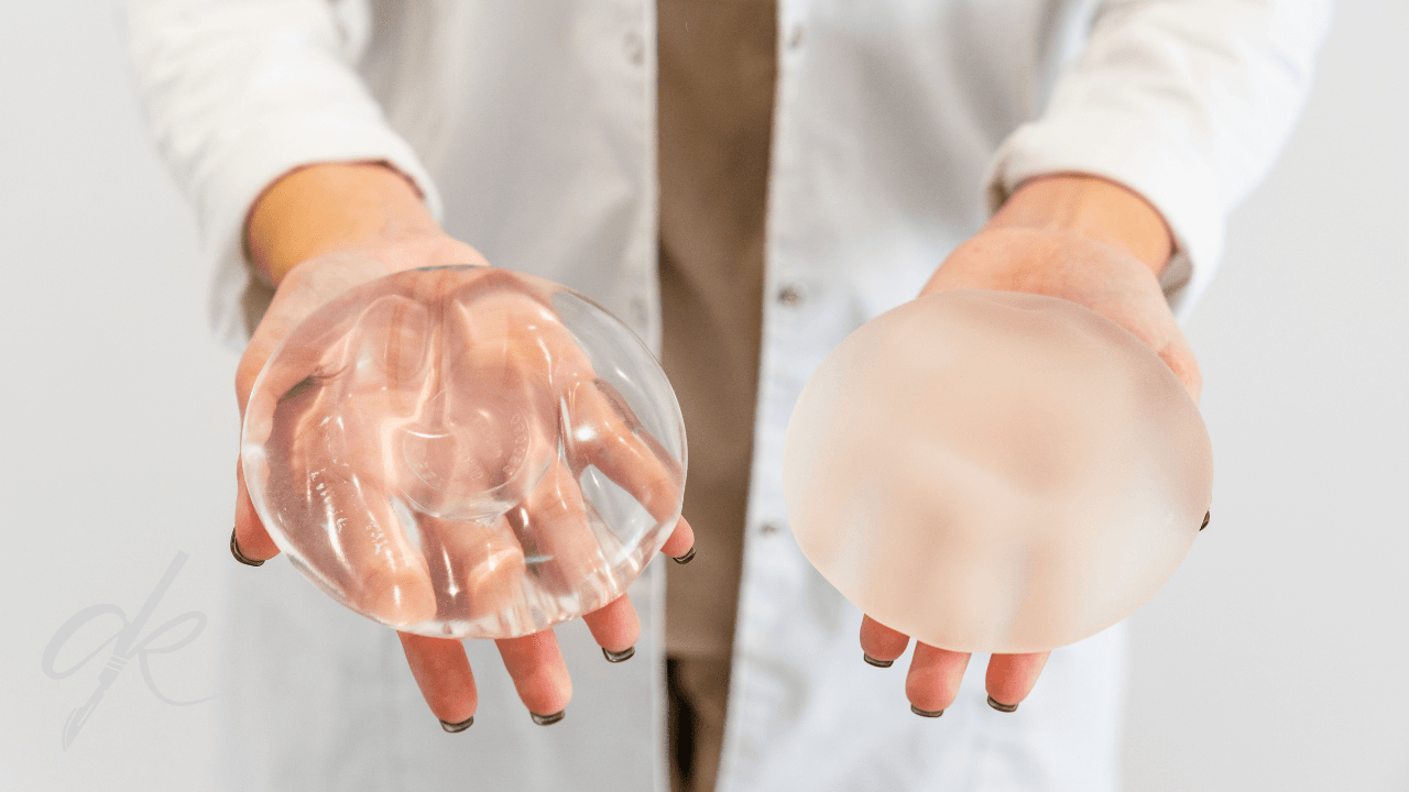 What are the types of breast implants?