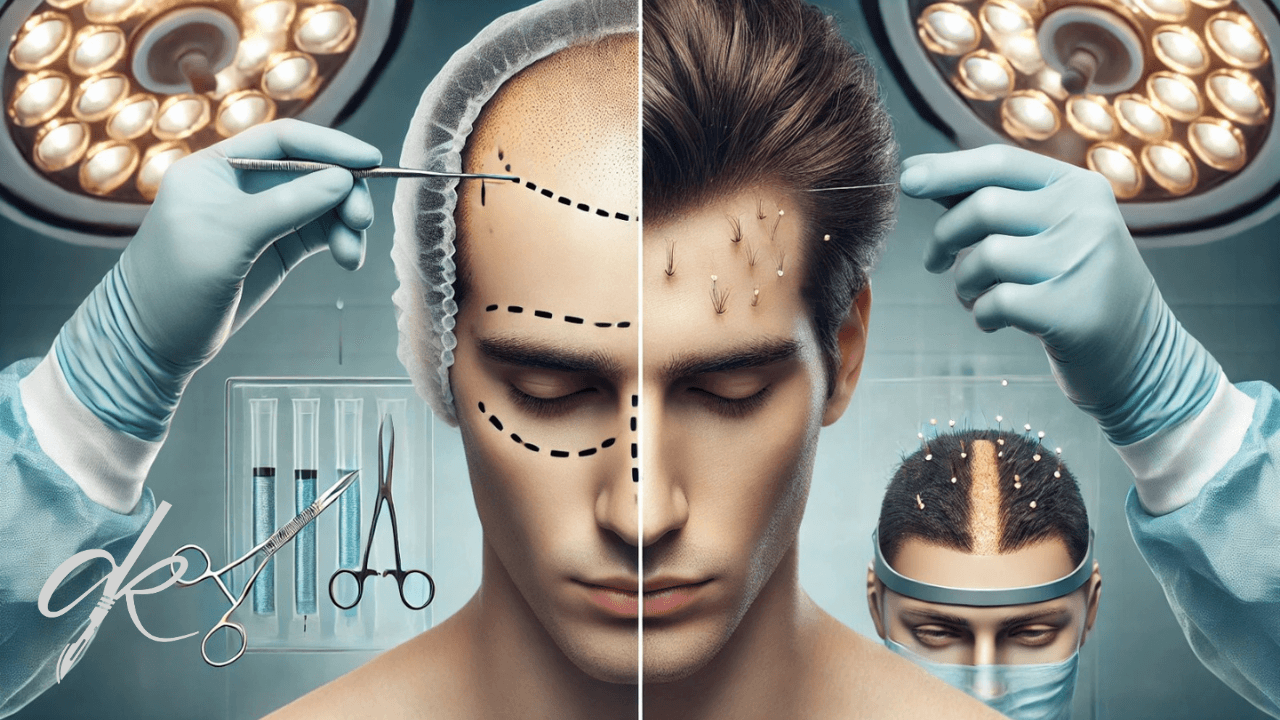 Forehead Reduction Surgery or Hair Transplant